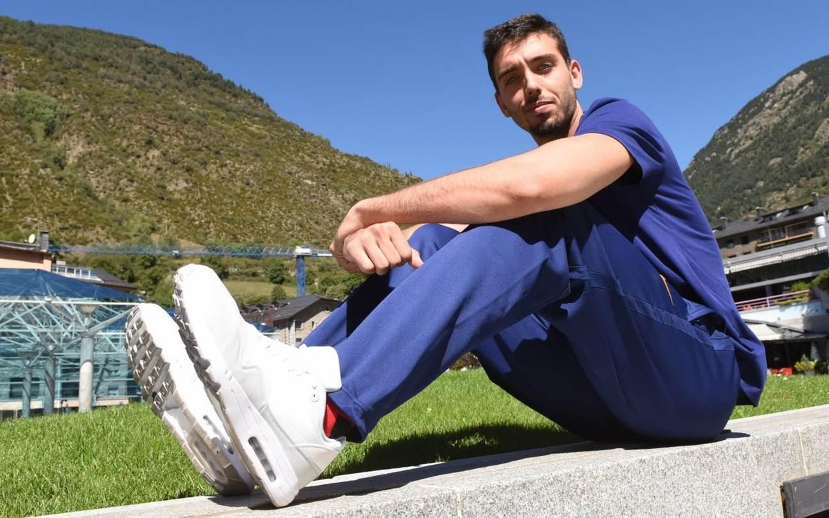 Marc Garcia: “Vull aprofitar cada minut d’entrenament per millorar”