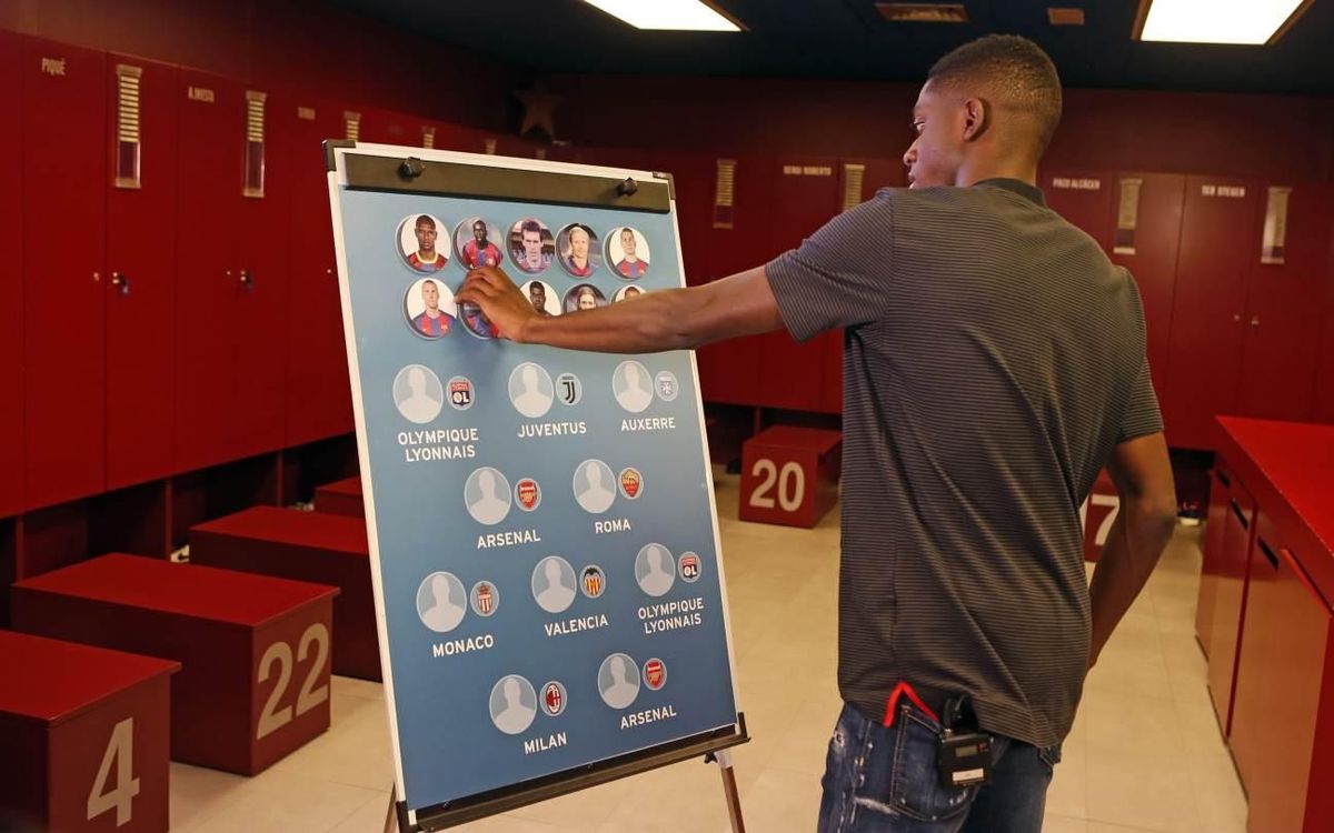 Vidéo - Dembélé, incollable sur l'histoire des Français du FC Barcelone