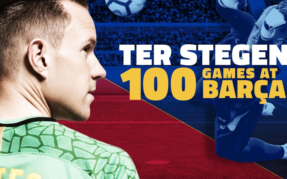 Marc-André Ter Stegen, 100 partidos con el FC Barcelona