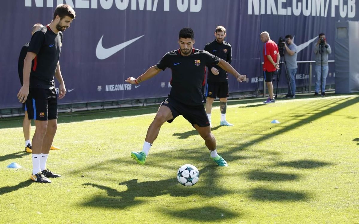 Recovery session before the Champions League debut