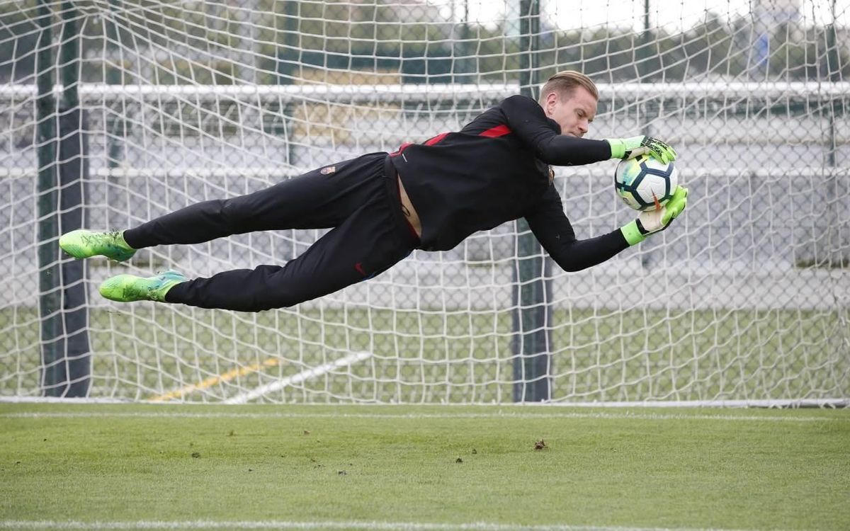 Ter Stegen se incorpora a los entrenamientos