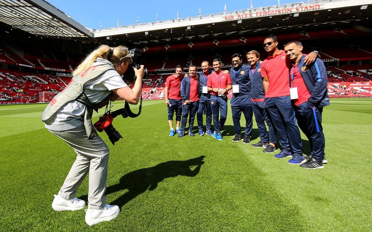 Inside view of the match at Old Trafford