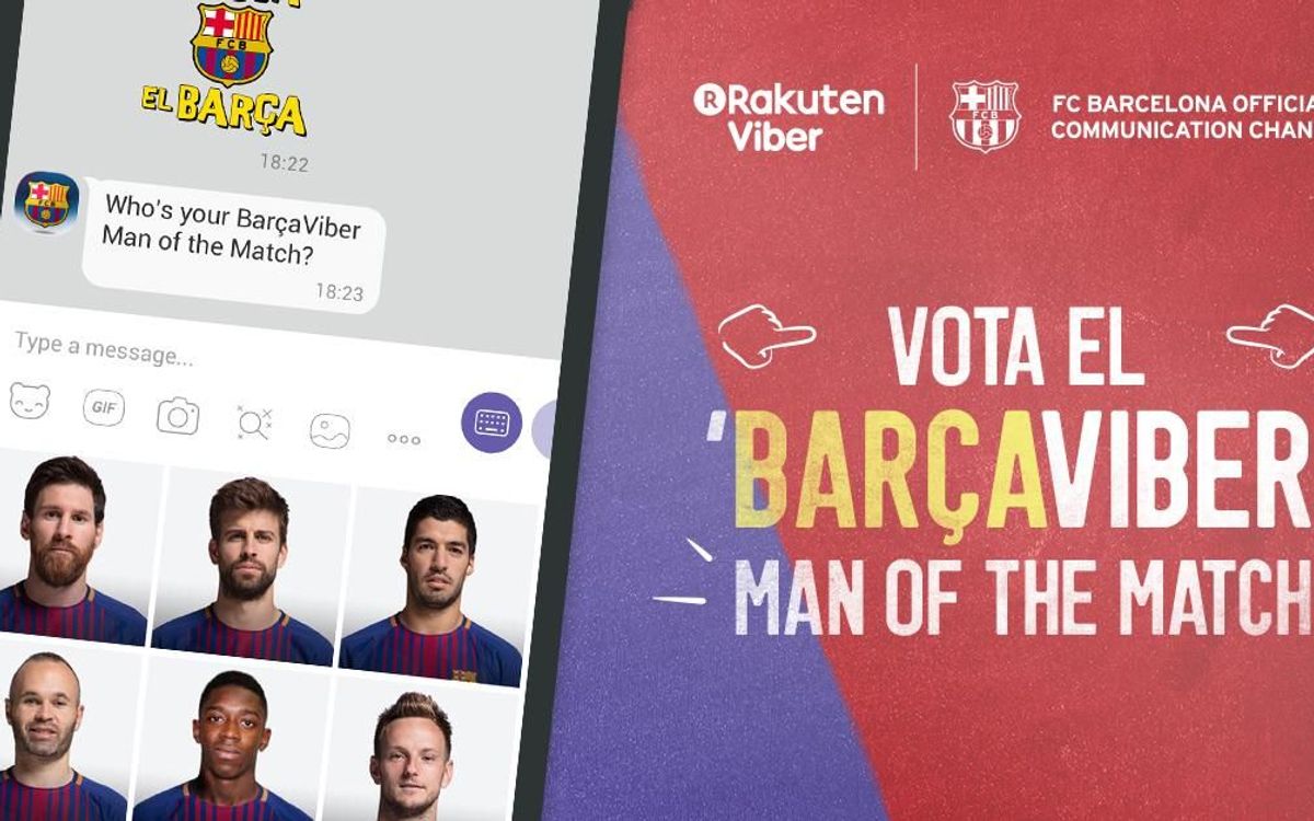 El FC Barcelona estrena un ‘chatbot’ a Viber