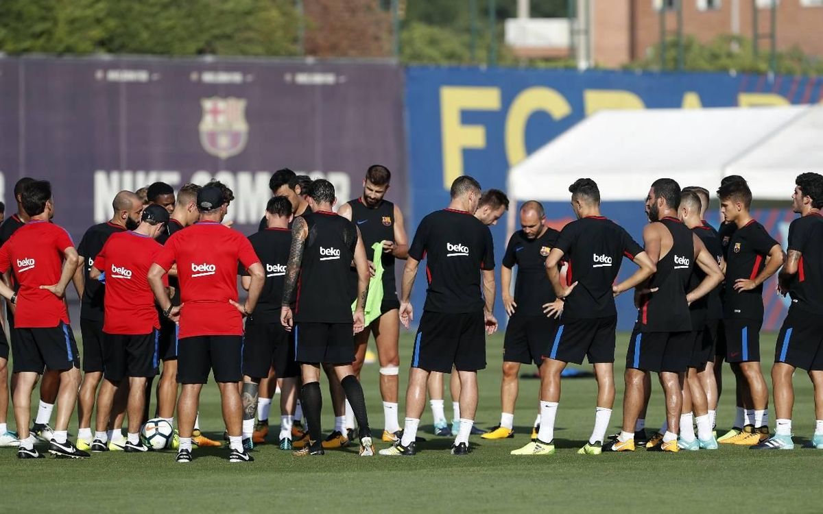 Entrenament i convocatòria per enfrontar-se al Nàstic