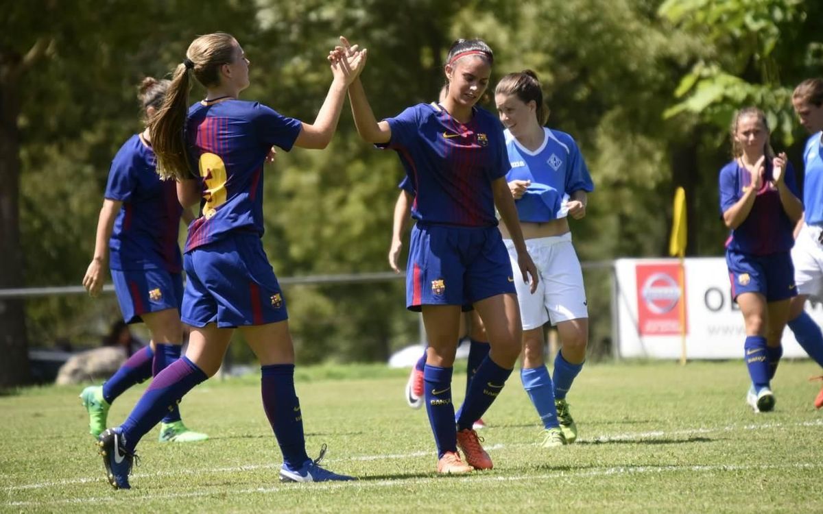Barça Femení-AEM Lleida: Segona golejada per seguir amb la bona línia (9-0)