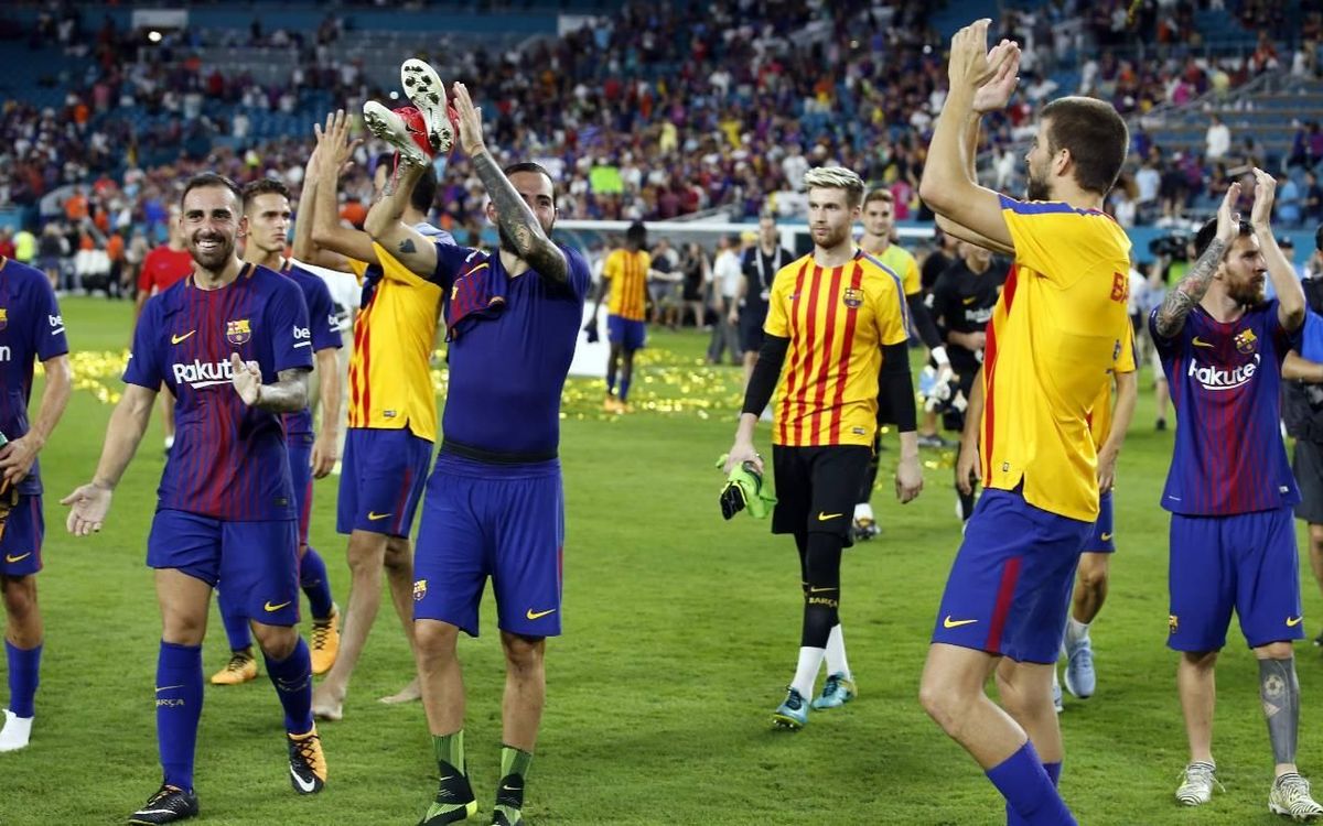 ネイマールを最多得点王にバルサ、初のインターナショナルチャンピオンズカップ制覇