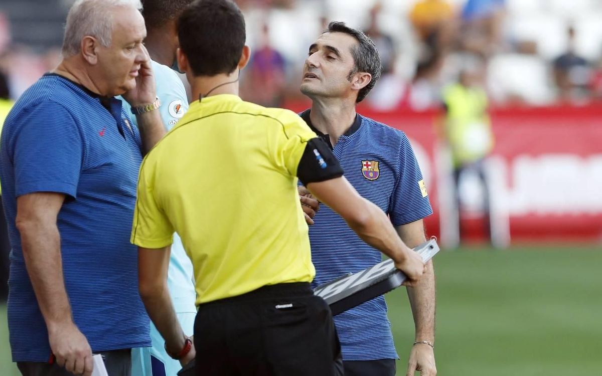 Ernesto Valverde: “L’objectiu era sumar minuts”