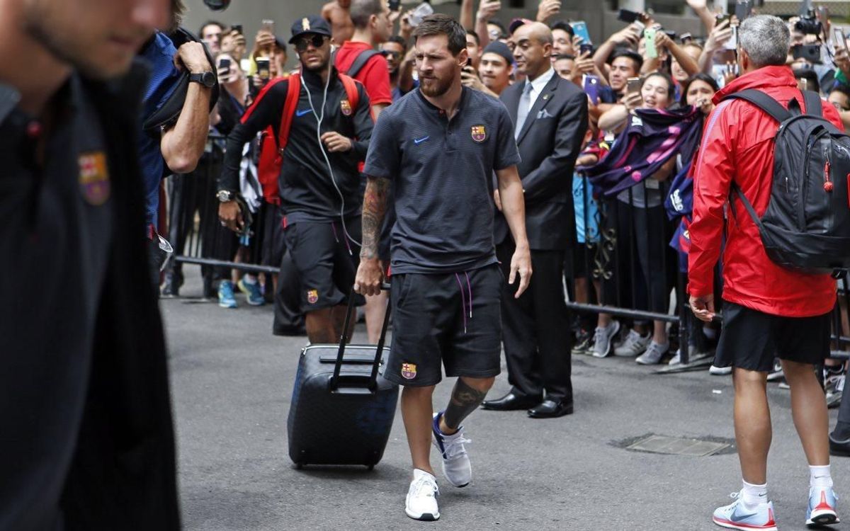 El FC Barcelona ja ha aterrat a Washington