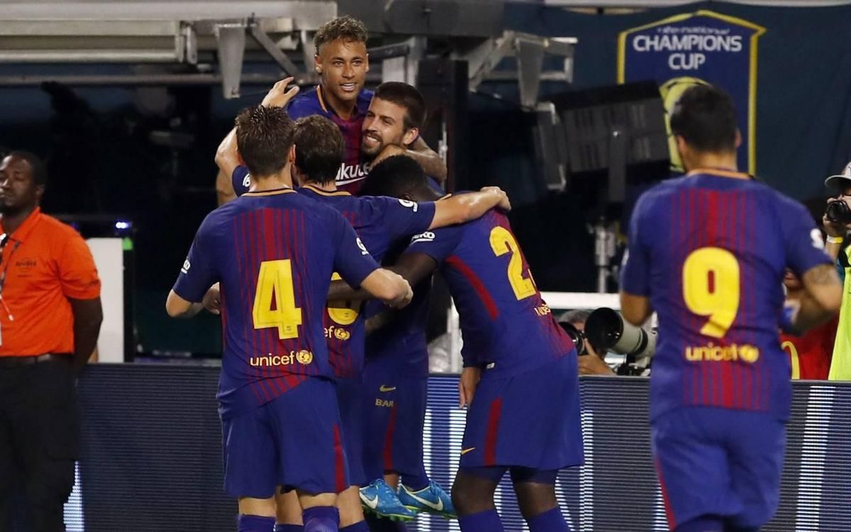 El FC Barcelona aconsegueix la seva primera International Champions Cup amb Neymar Jr com a màxim golejador
