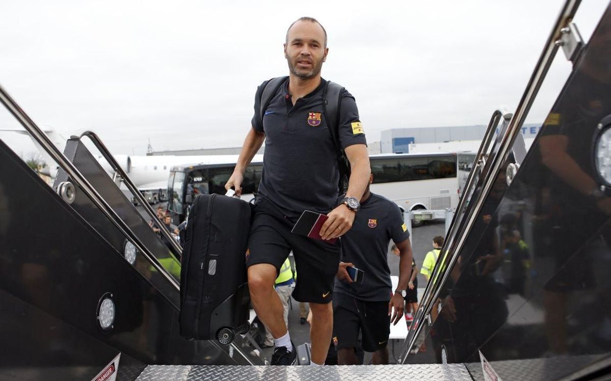 FC Barcelona touch down in Washington DC