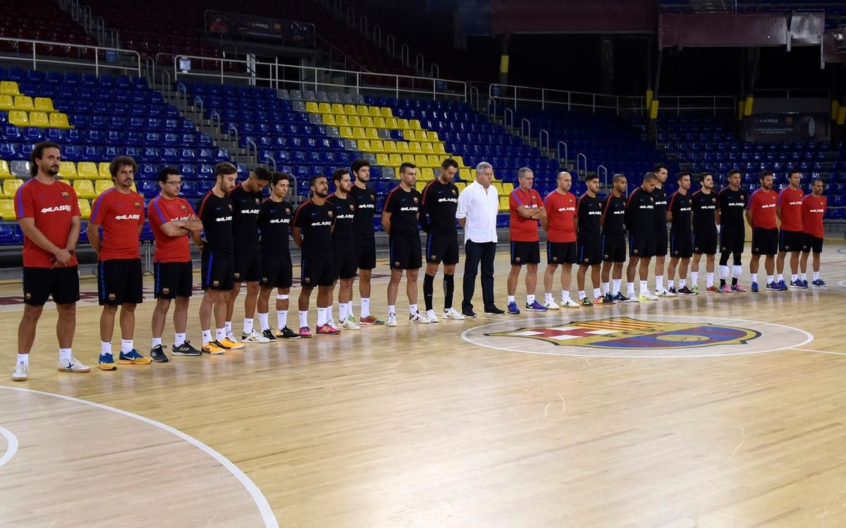 El Barça Lassa de fútbol sala expresa su pésame