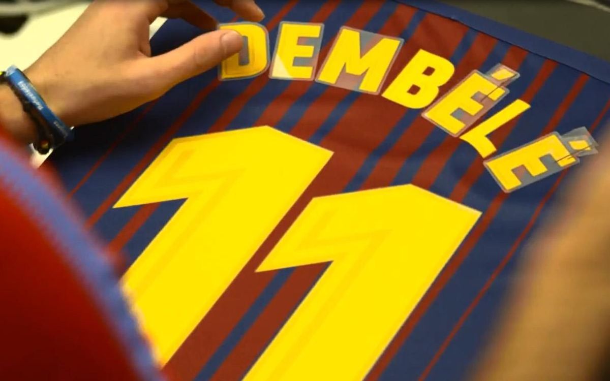 Ousmane Dembélé’s presentation live on BarçaVIDEO