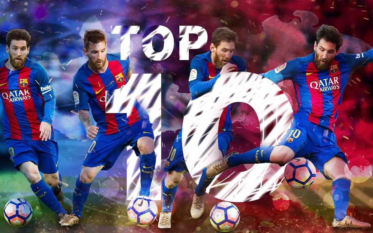 Los 10 mejores goles de Messi en la temporada 2016/17