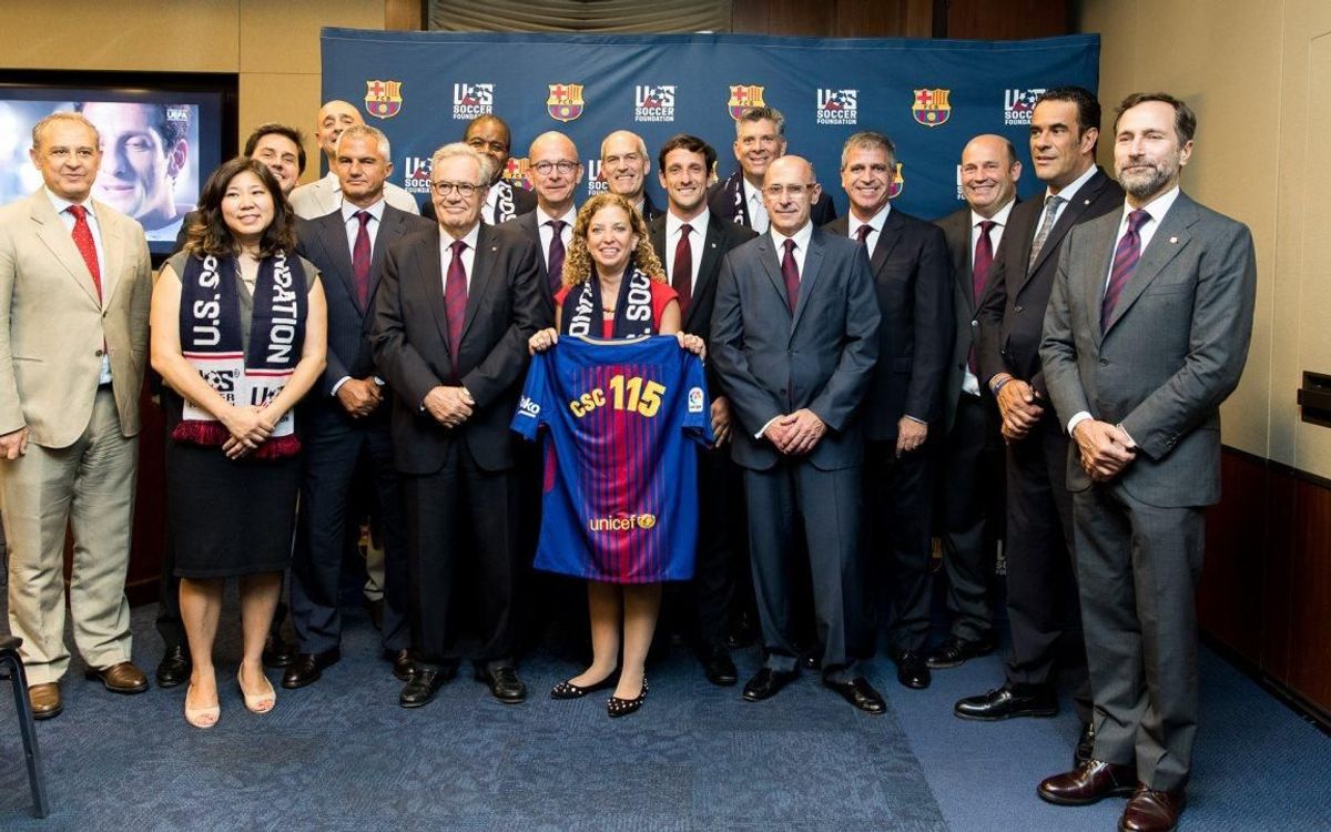 Barça visit the US Congress in Washington DC