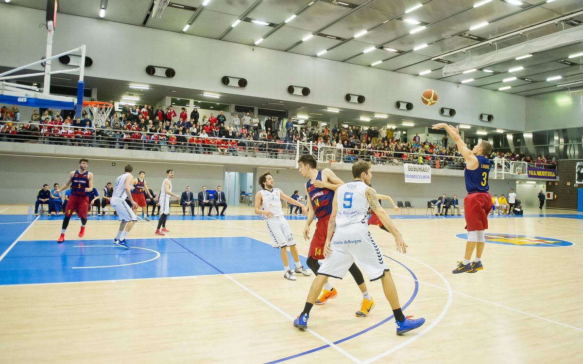 FC Barcelona B – San Pablo Inmobiliaria Burgos: Se impone la experiencia visitante (64-79)
