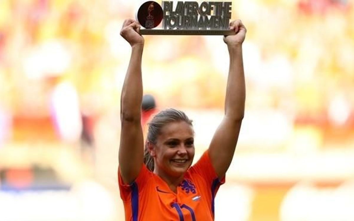 Lieke Martens, European champion and tournament MVP