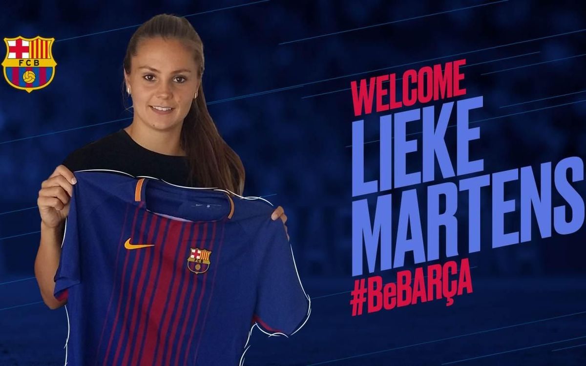Lieke Martens, cuarto fichaje del Barça Femenino 2017/18