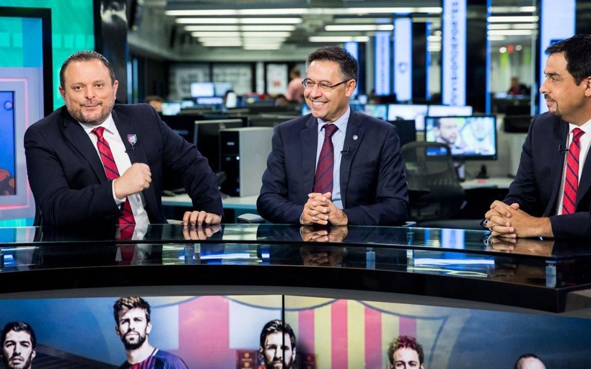 El president Bartomeu, protagonista als mitjans de Miami