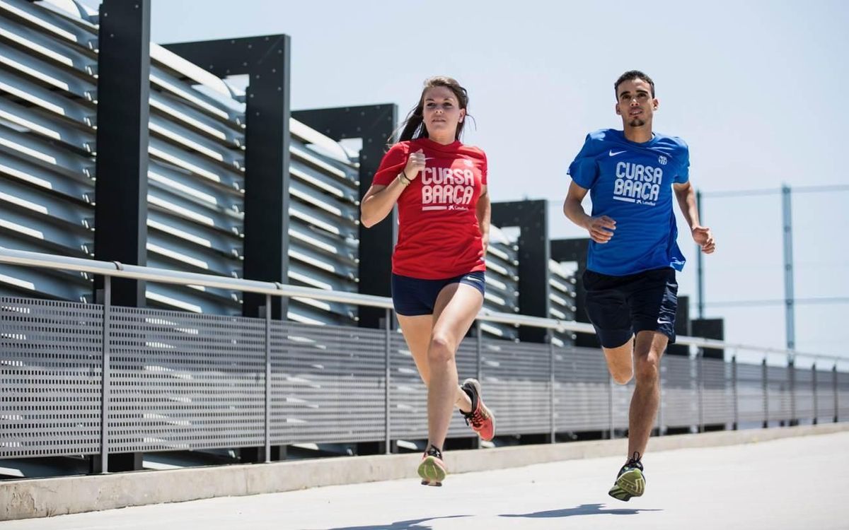 Presentació de les samarretes Nike de la Cursa Barça Caixa Bank