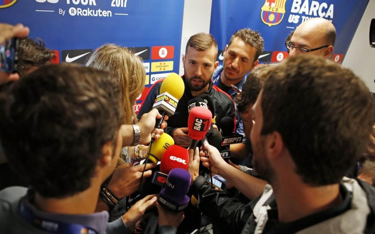 Jordi Alba: 'Valverde has very clear ideas'
