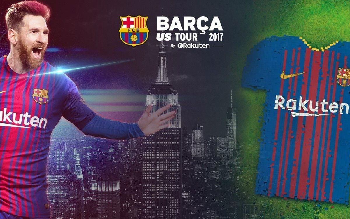 New York prepares for a historic FC Barcelona mosaic