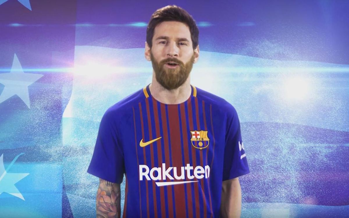 Els jugadors del Barça feliciten el 4 de juliol als Estats Units