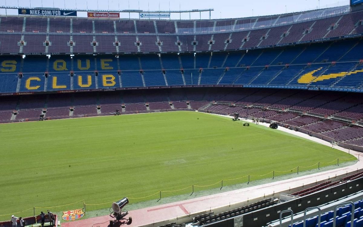 New season and new pitch for Camp Nou
