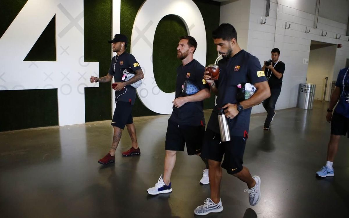 Vidéo - Les coulisses de Juventus - FC Barcelone aux États-Unis