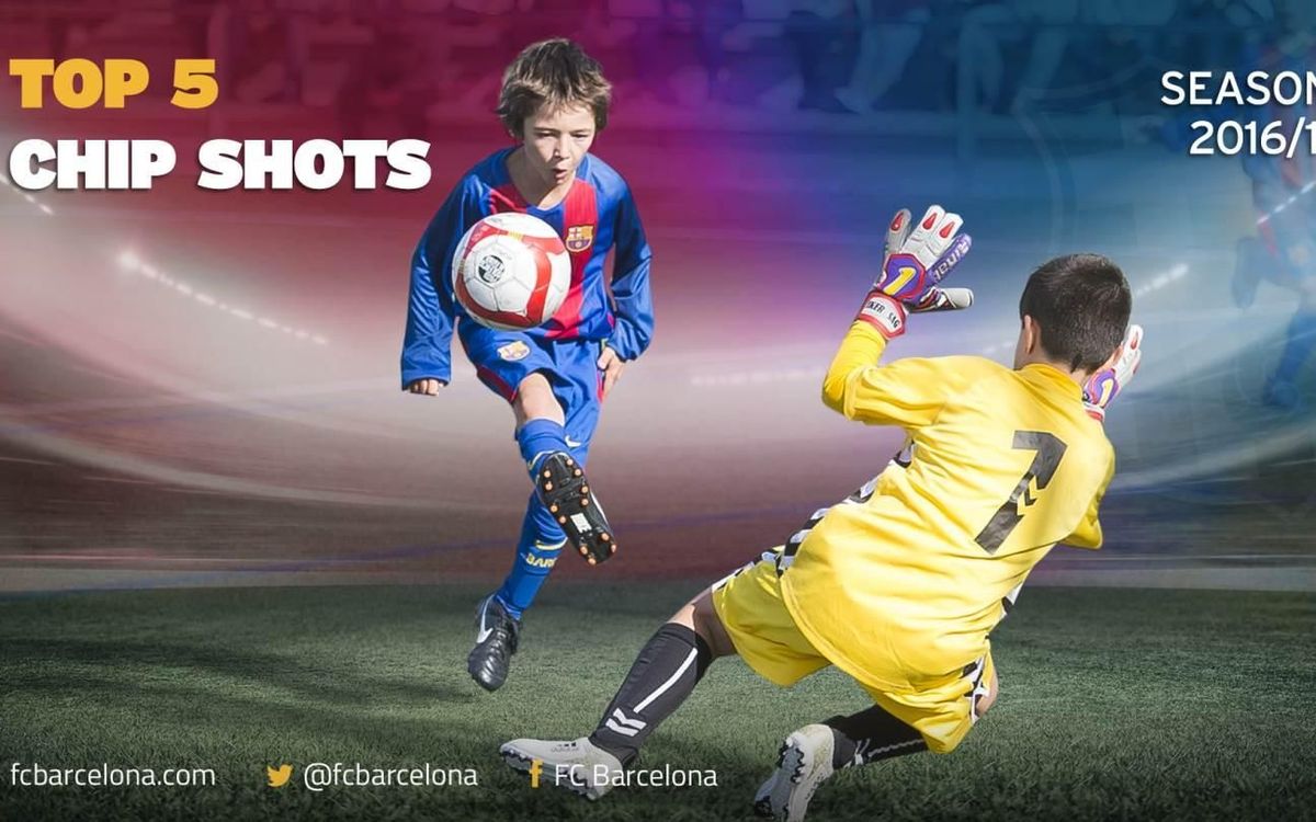 Vidéo - Le Top 5 des buts en lob de la Masia 2016/17