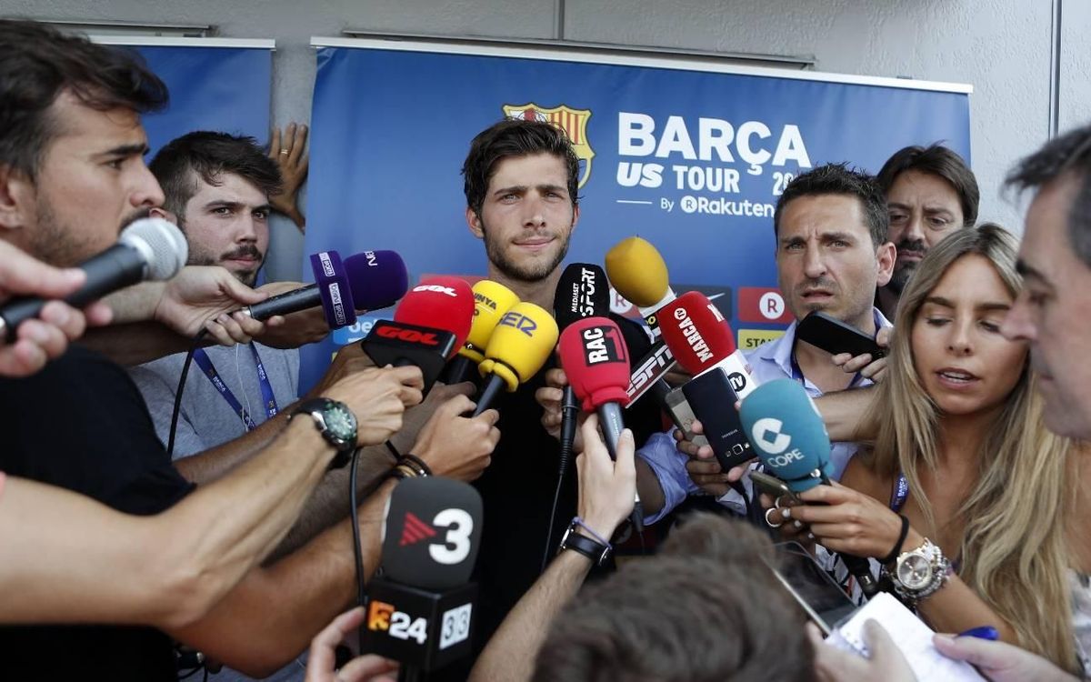 Sergi Roberto: “Estic obert a jugar on l’entrenador em demani”