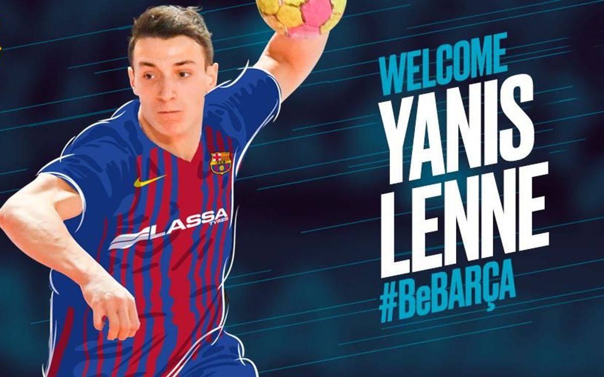 Yanis Lenne, nuevo jugador del Barça de balonmano