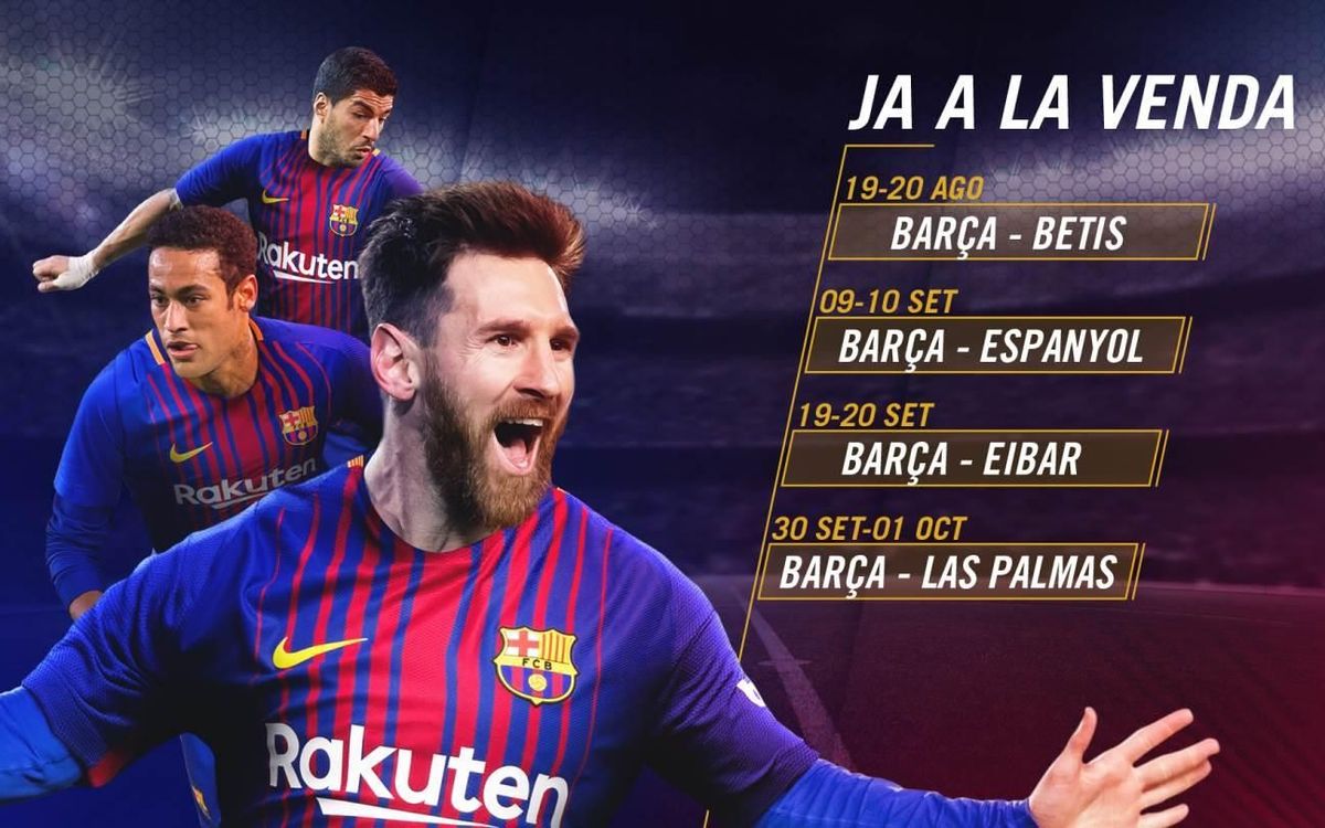 Comienza la venta de entradas para los primeros partidos de la Liga