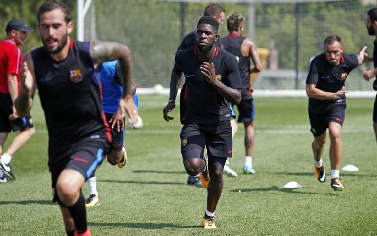 Vidéo - Samuel Umtiti, déjà affûté, avec le FC Barcelone aux États-Unis