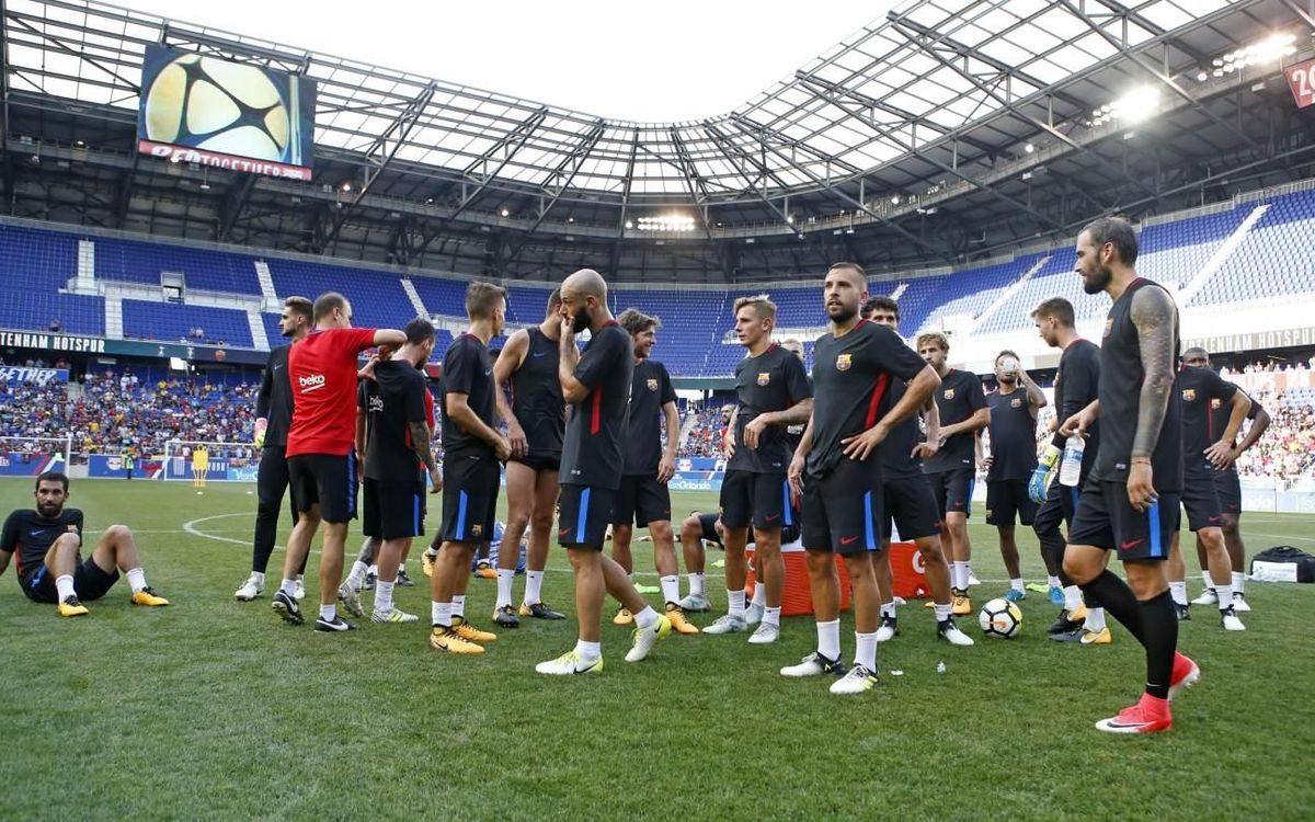 Los dorsales del FC Barcelona en la gira de Estados Unidos