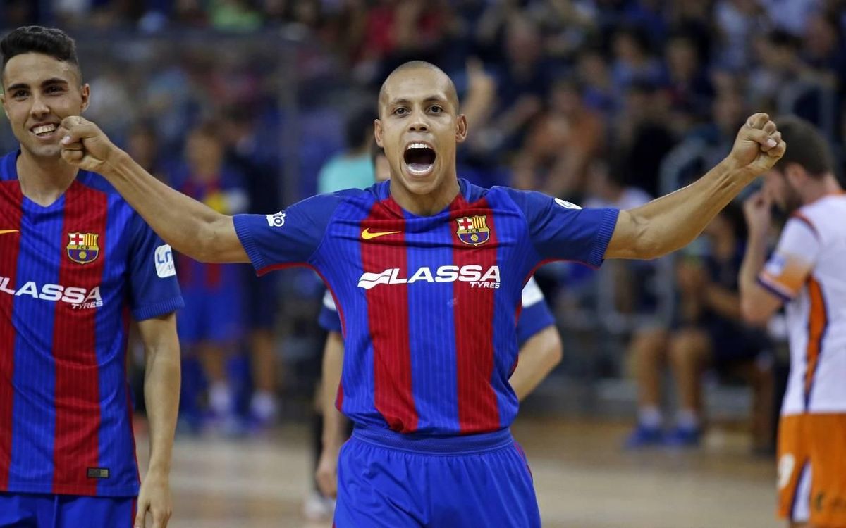 FC Barcelona Lassa - Cartagena FS: Victoria trabajada en el estreno en el Palau (5-4)