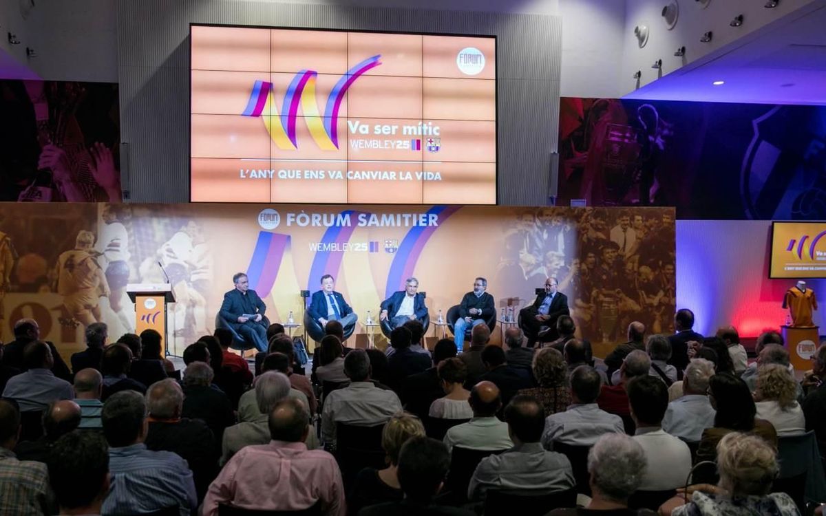 El Fórum Samitier Wembley25 recuerda el cambio que significó aquella primera Copa de Europa