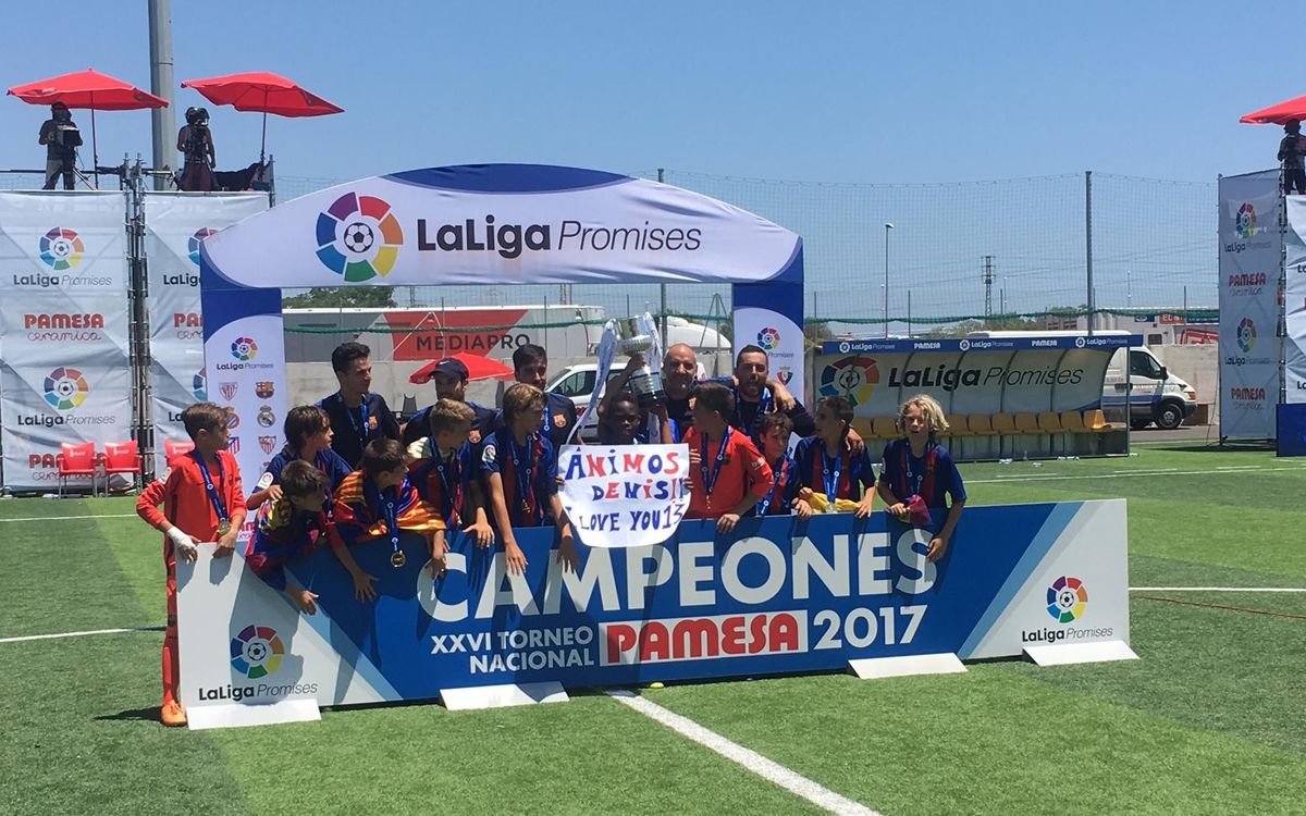 Barça U12s win LaLiga Promises title