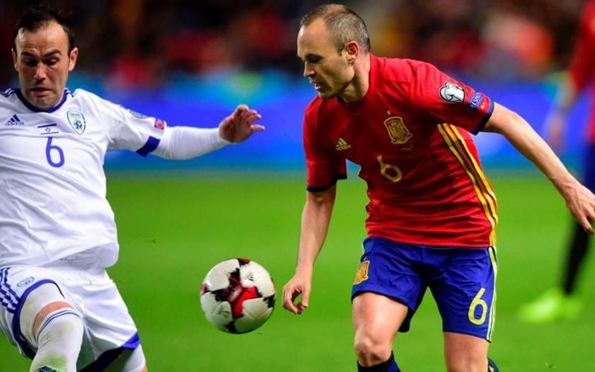 Quatre culers en el triomf de la selecció espanyola