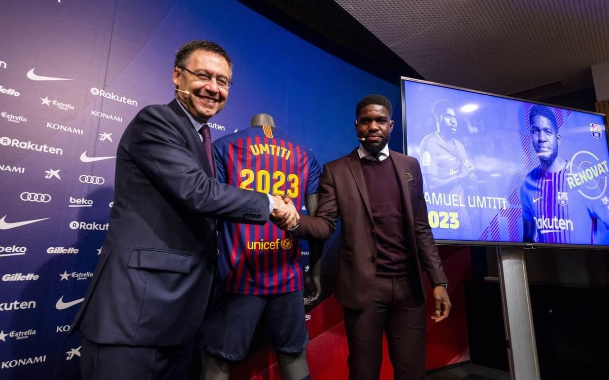 Nueva cláusula de Umtiti: 500 millones de euros