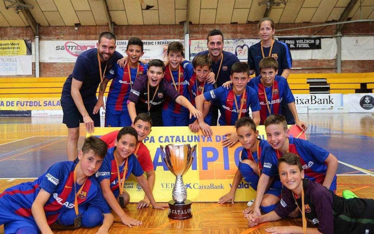 L’Aleví i el Cadet, campions de la Copa Catalunya