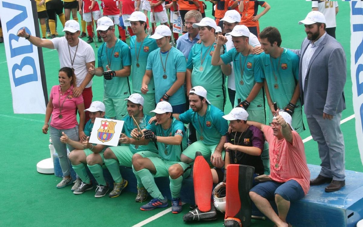 El FC Barcelona d’hoquei herba guanya la lliga de ‘Hockey Plus’