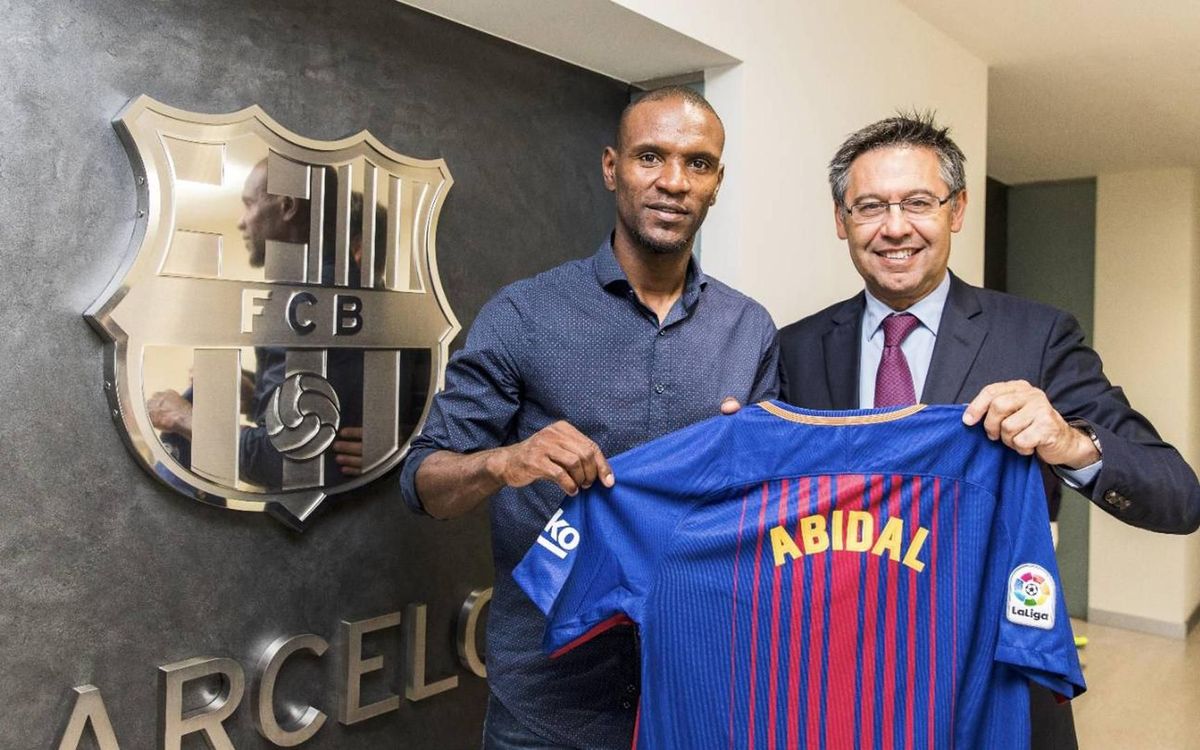 Éric Abidal, new ambassador of FC Barcelona