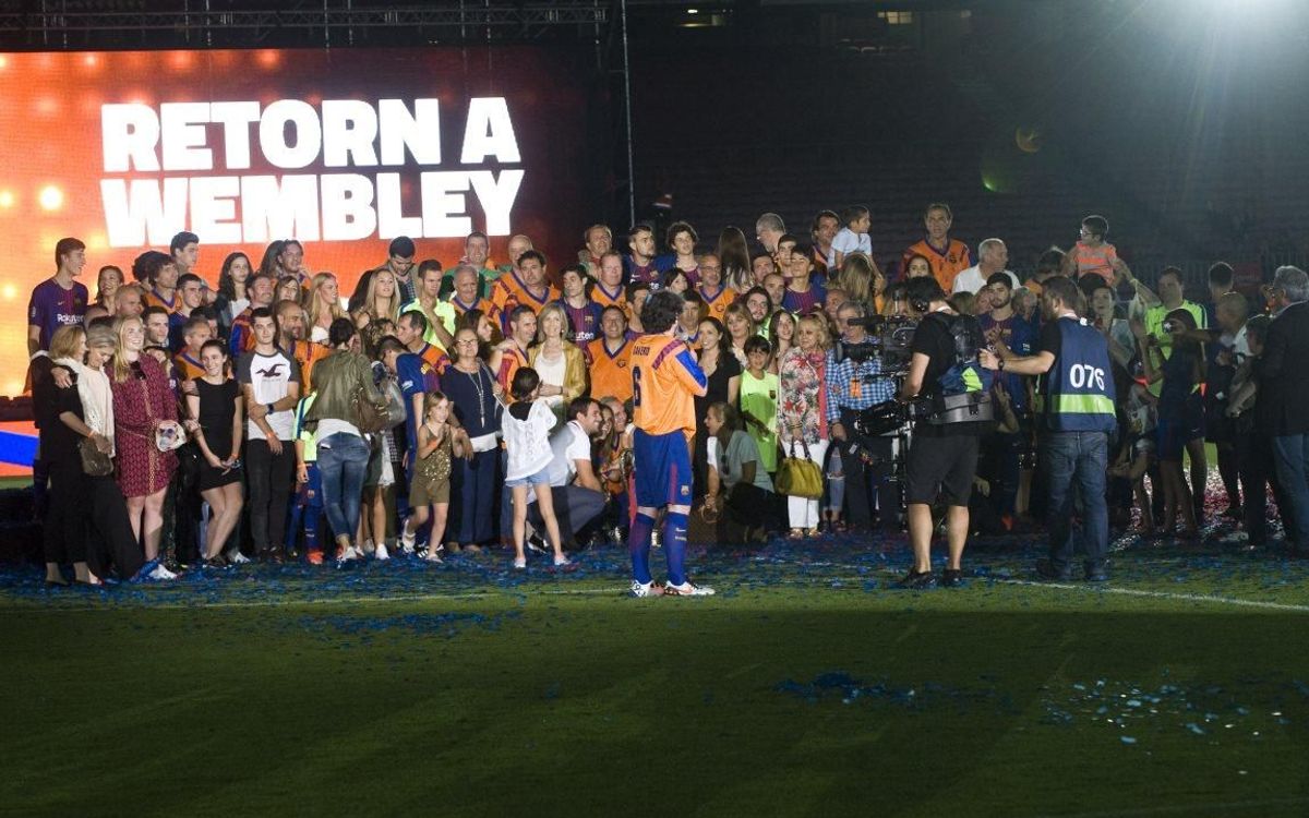 Vidéo - Les coulisses du retour des héros de Wembley, au Camp Nou