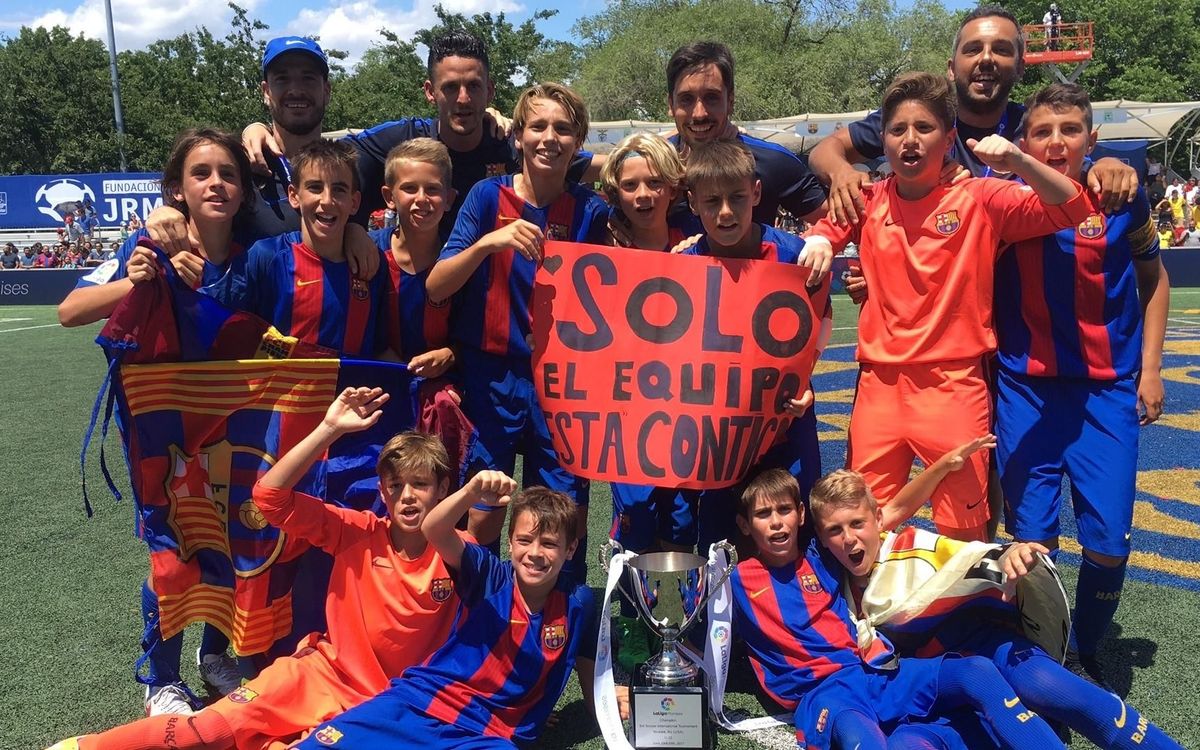 Champions of the III Torneo Internacional LaLiga Promises
