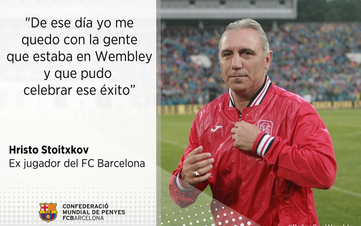 Stoichkov destaca el rol fundamental de las peñas