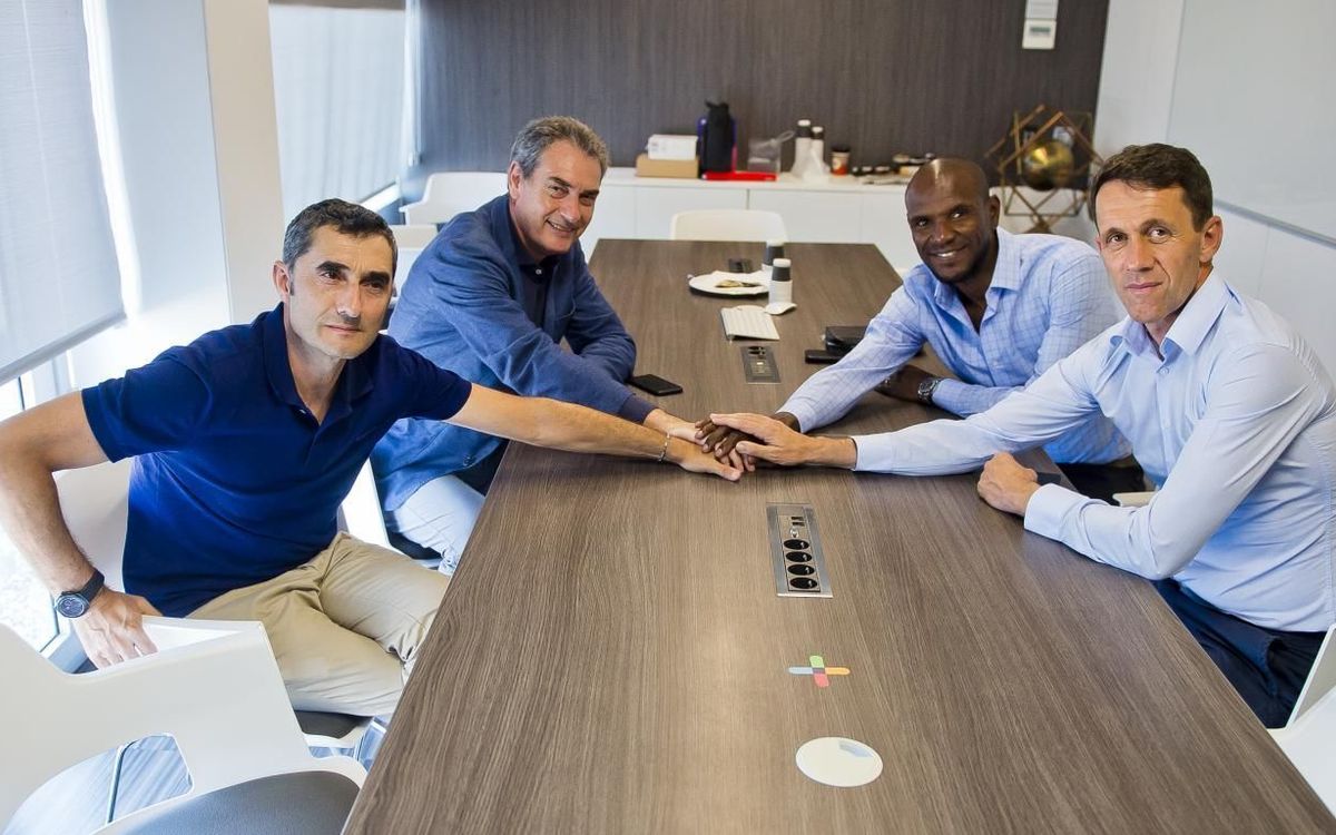 Vidéo - Réunion entre le Secrétaire Technique Eric Abidal et Ernesto Valverde