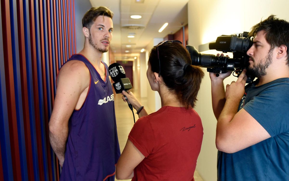 Thomas Heurtel: “Venir al Barça és un pas endavant en la meva carrera”