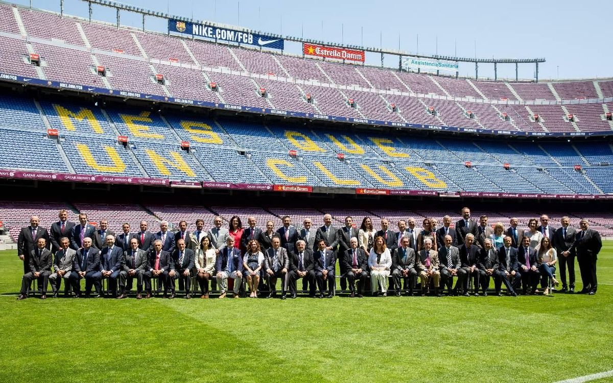 El Barça recibe al cuerpo consular de Barcelona