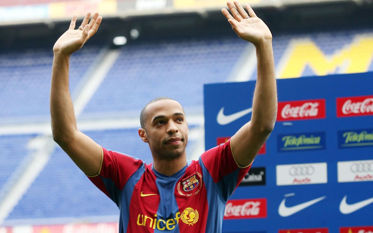 ティエリ・アンリがバルサに来てから10年