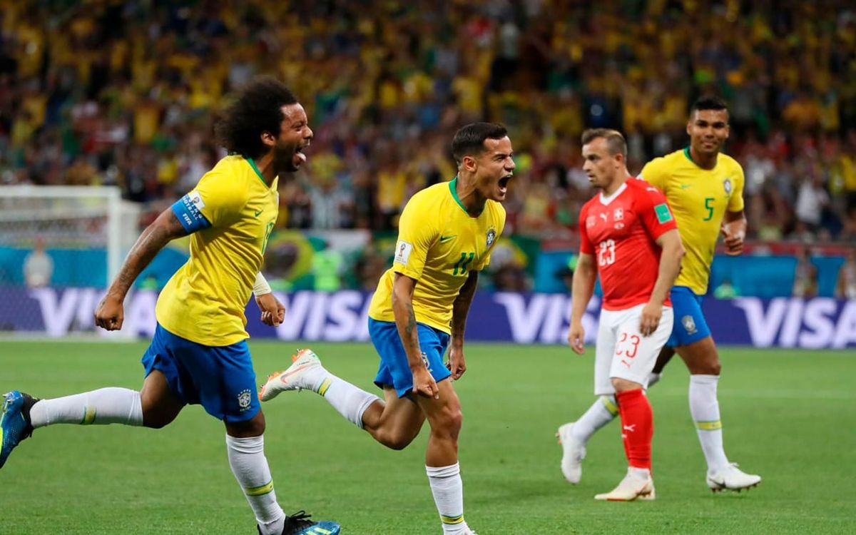 Coutinho anota el primer gol azulgrana del Mundial de Rusia